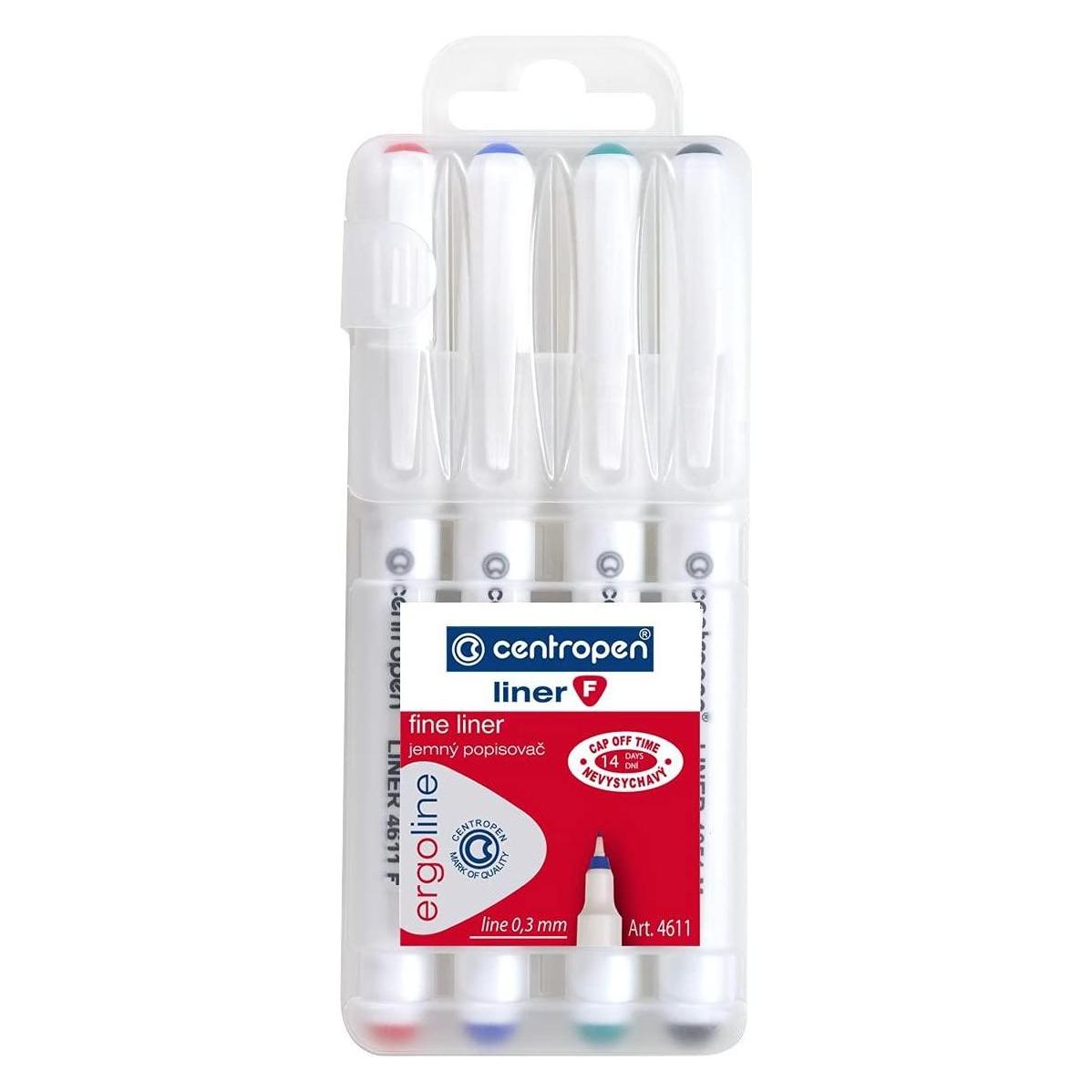 Centropen Popisovač 4611F / 4 ks (56517513)