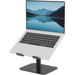 Fellowes Laptop-Ständer Alumia schwarz, Notebook Ständer, Schwarz