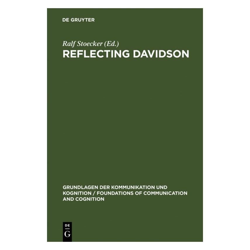 De Gruyter Reflecting Davidson (Englisch, Hardcover, Ralf Stoecker) (66768371)