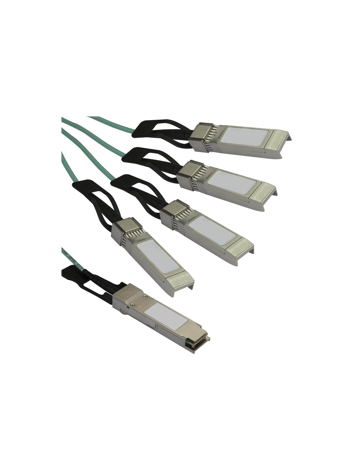 StarTech.com Cisco QSFP-4X10G-AOC7M Compatible QSFP+ Breakout Cable - 7 m - breakout cable - 7 m - black - Schwarz - 7m