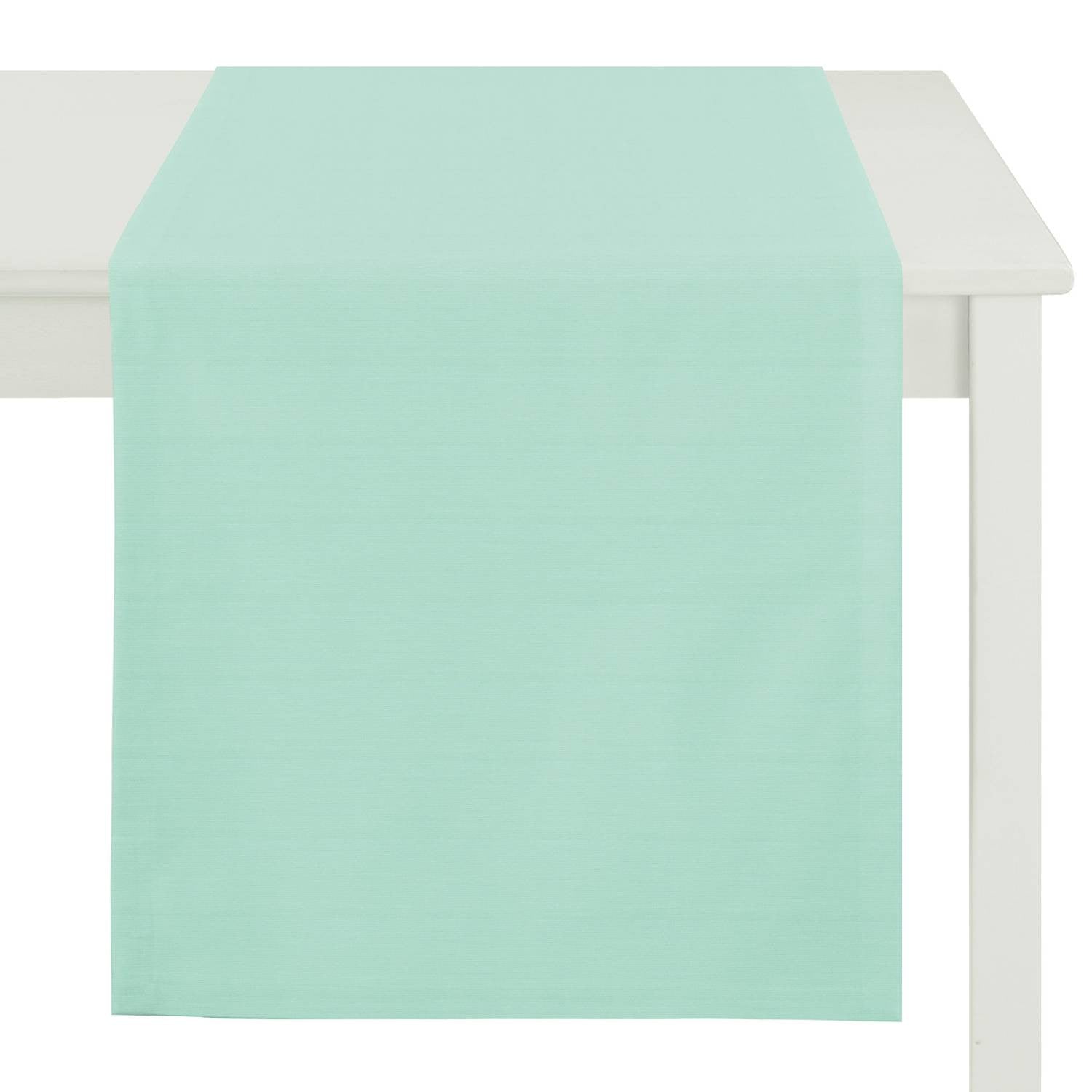 home24 Tafelloper Kyogle Groen/Mintgroen B: 45 cm, L: 135 cm