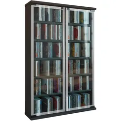 CD-Regal Galerie in Schwarz, B: 60 cm