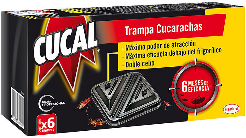 Piège à cafards Cucal 6 u