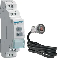 Hager EGK101 Digitale Multifunktions-Zeitschaltuhr mit Bluetooth, 1-Kanal inkl. Einbaufühler