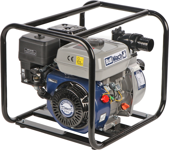BullMach LYMPHIA 50  Benzin-Motorpumpe  mit 50-mm-Anschlüssen