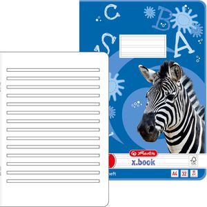 Herlitz Schulheft 10767283 x-book, für 3. Klasse, A4, liniert, 32 Blatt, 80 g/m², Lineatur 3