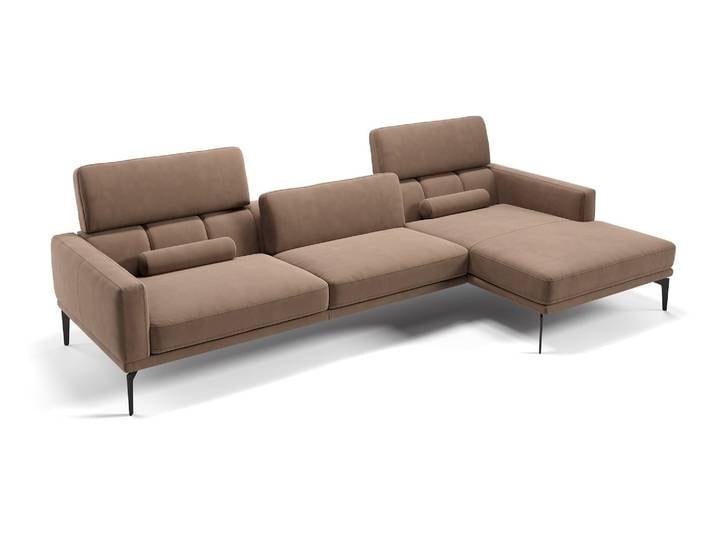 Stoff Ecksofa SALERNO Wohnlandschaft Sitzecke