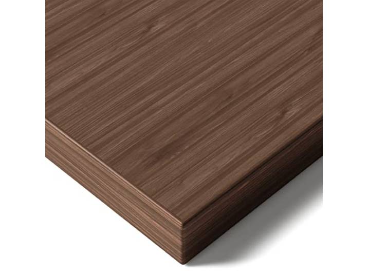 Desktronic Tischplatte 200x80 cm Schreibtischplatte – Perfekt für höhenverstellbare Schreibtische, Esstische und mehr – Made in Europe – 25 mm stabile Tischplatte langlebig (Nussbaum)