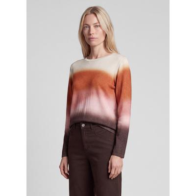Strickpullover RABE "Pullover", Damen, Gr. 48, rosa, Obermaterial: 72% Viskose, 28% Polyester, gestreift, gerade, Pullover Strickpullover
