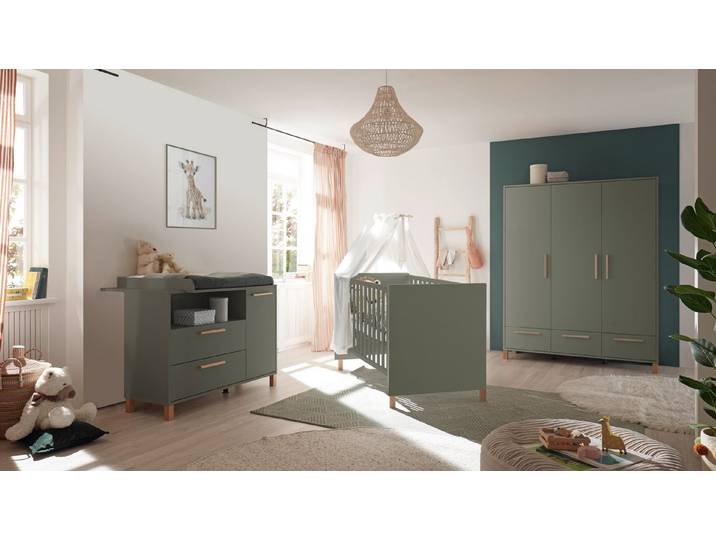möbel-direkt.de Babyzimmer-Komplettset Kinderzimmer Set Oli