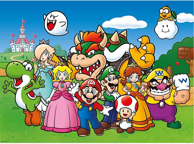 Ravensburger Puzzle Super Mario Fun - 100 pcs XXL