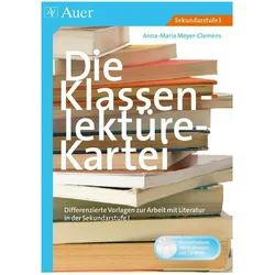 Die Klassenlektüre-Kartei, Schulbücher von Anna-Maria Meyer-Clemens