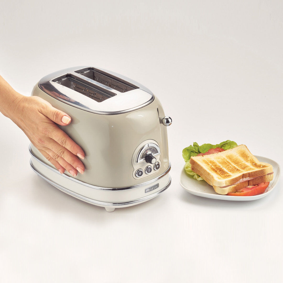 Ariete Vintage 2 Slice Toaster Blue Beige 2 - Slice