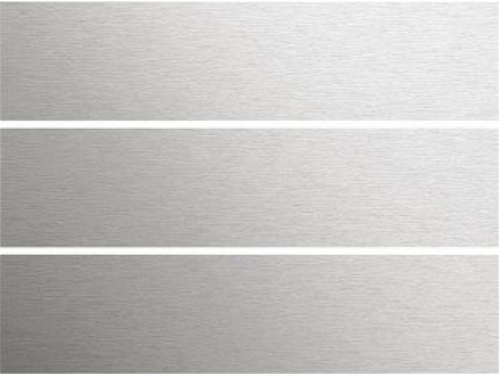 Gira 5543920 De Recouvrement Pour Bouton-poussoir D'Appel Boutons Module 3 F Système 106 Acier Inoxydable