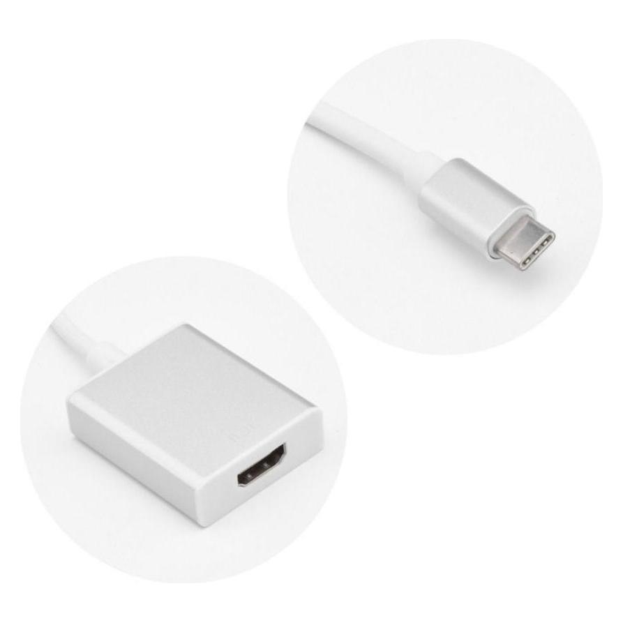 Partner Telecom Adapter USB USB-C - HDMI Biały (5903396020278) (HDMI) (5903396020278)