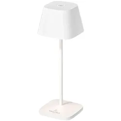 Villeroy & Boch Akku-Tischleuchte Neapel Micro Alu, Eisen, Stahl Metall Weiß