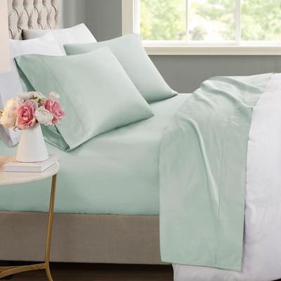 Jla Home/Bed Blissful Sheet Set, King, Seafoam