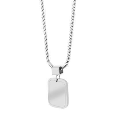 Kette ohne Anhänger ADELIA´S "Halskette mit Anhänger – aus Edelstahl", silber, Halsketten, Damen, 50cm, Edelstahl, Ein stilvolles Geschenk für besondere Momente