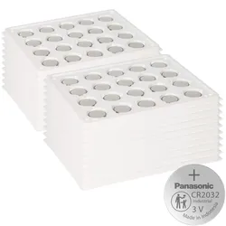 400x Panasonic CR2032 Batterie Lithium Knopfzelle CR2032BS Bulk