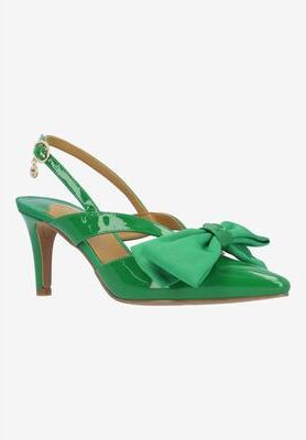 Women's Morigen Slingback Pump by J. Renee in Green (Size 7 M)