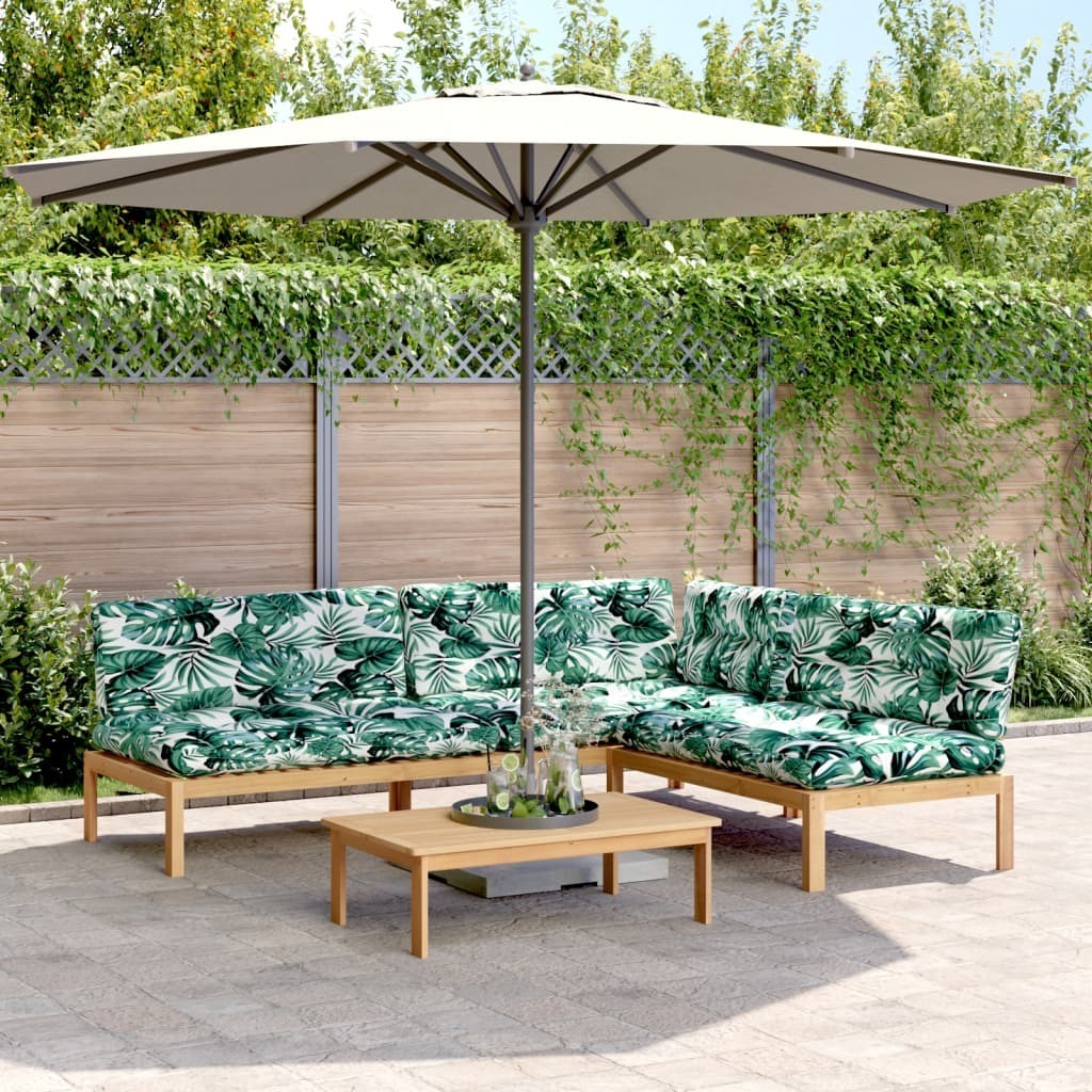 Maison Exclusive - 4-tlg. Garten-Sofagarnitur aus Paletten mit Kissen Akazienholz