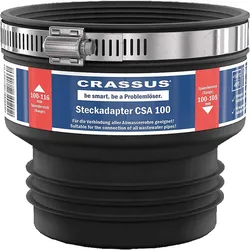 Steckadapter CSA 100 Spannber. 100-116 x 100-105mm TPE, Tmax: +140°C