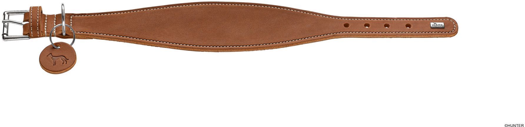DOG SPORT HUNTER Windhundhalsband Aalborg XS (32), cognac