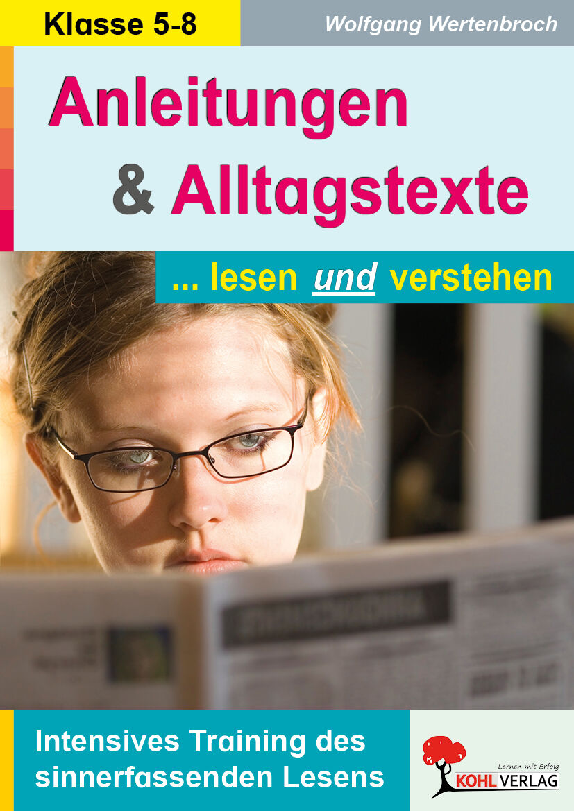 KOHL Verlag Anleitungen und Alltagstexte lesen und verstehen