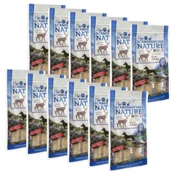 Scandinavian Nature Dogs mit Rentier, 12x 45 g - Kausticks für Hunde