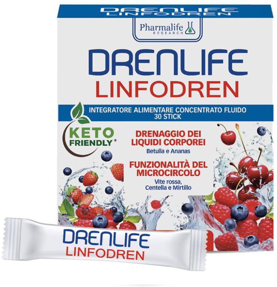 PHARMALIFE RESEARCH Srl Drenlife Linfodren, 30 Stick