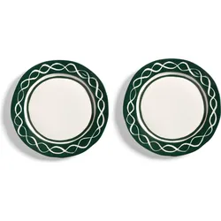 Festivo Frühstücksteller 22,5 cm, grün, 2 St.