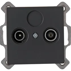 Kopp 941215080 ATHENIS - Antennensteckdose TV/RF, Farbe: anthrazit