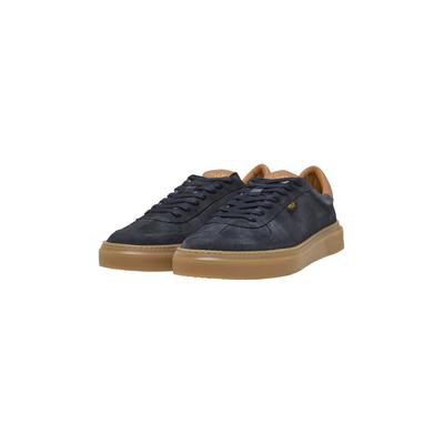 Sneaker REPLAY "Replay FODEN", Herren, Gr. 42, blau (navy), Leder, Schuhe Sneaker