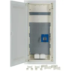 Eaton 302545 Unterputz-Kleinverteiler, Multimedia, 4-reihig, Stahlblechtür flach WIFI KLV-48UPM-W-F