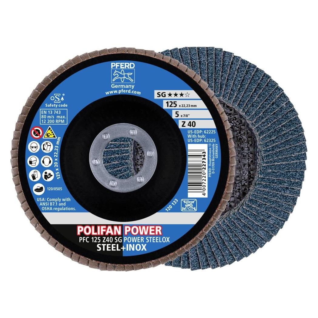 Pferd POLIFAN POWER Fächerscheibe PFC 125x22,23 mm Z40 VPE: 2 (40) (69398198)