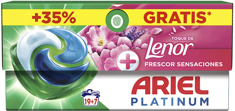 Ariel Platinum Sensaciones 3en1 detergente 26 cápsulas