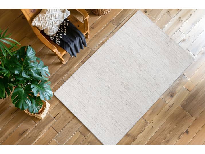 Tapis à poils courts Napoli 538 Beige 80 x 150cm Polyester/Autres