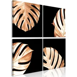 KUNSTDRUCK Schwarz 90/90 cm