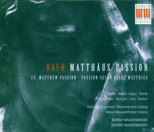Schreier - Matthäus-Passion Bwv 244 - Preis vom 09.10.2026 07:28:09 h