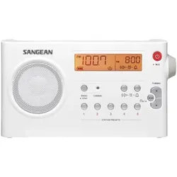 Sangean Kofferradio PR D7 (AM, FM), Radio, Weiss