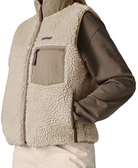 Patagonia Womens Classic Retro-X Vest, Natural L