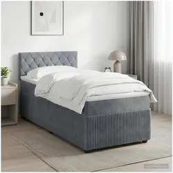 vidaXL, Boxspringbett, Boxspringbett (100 x 200 cm)
