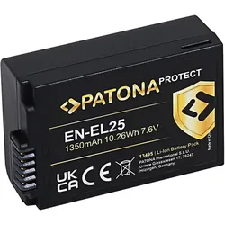 Patona Protect EN-EL25 (Kamera Akku), Kamera Stromversorgung, Schwarz