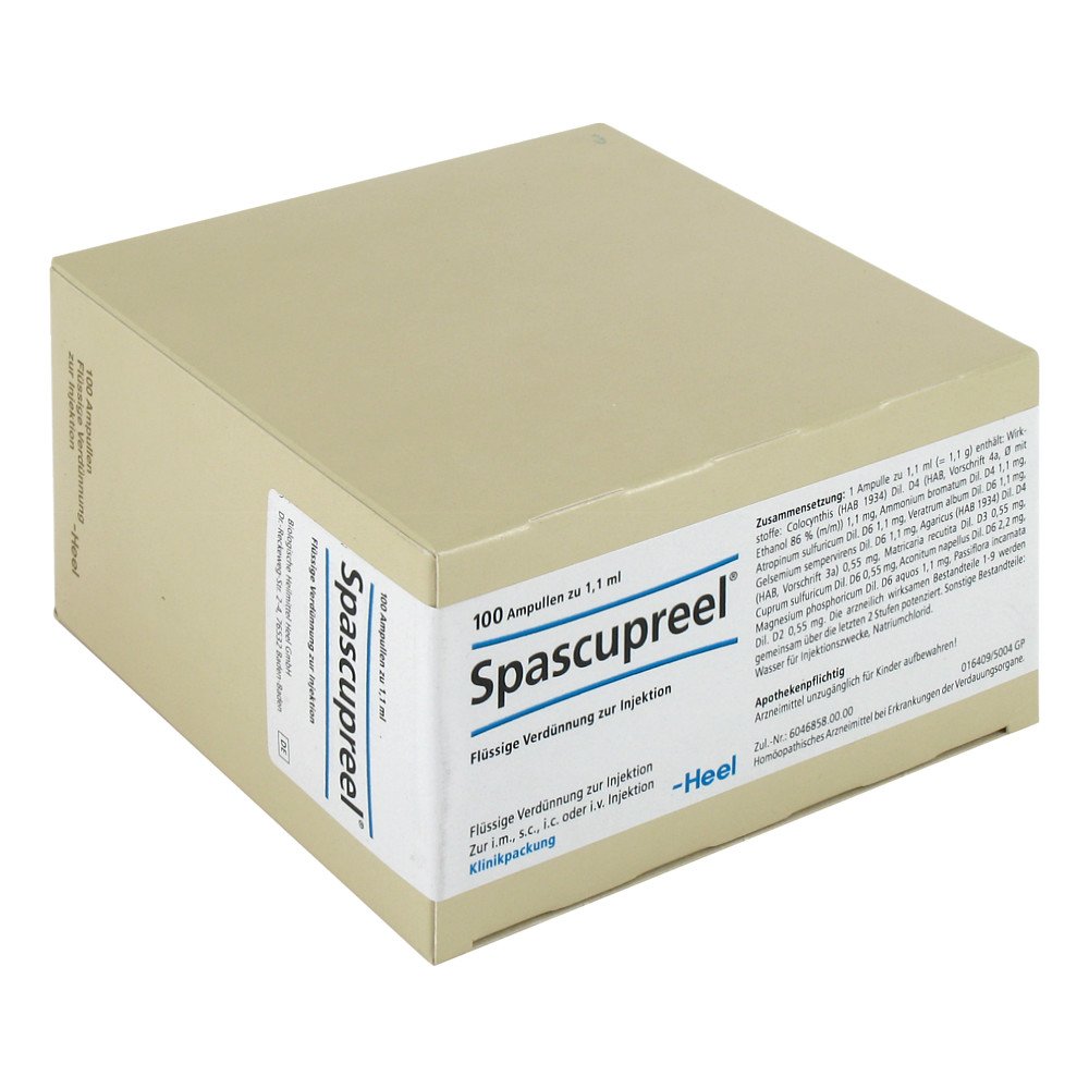 Biologische Heilmittel Heel GmbH Spascupreel Ampullen 00951244
