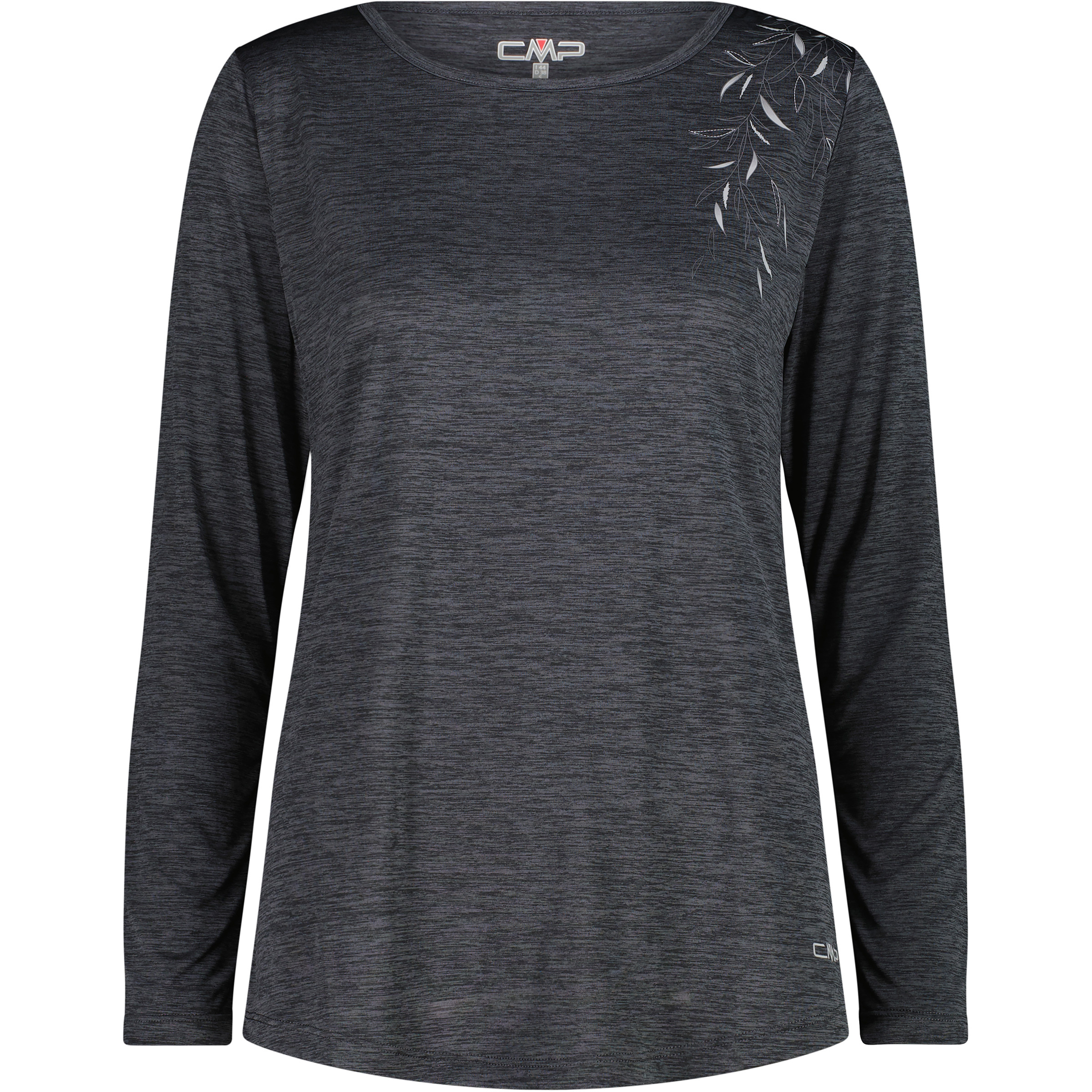 CMP Damen Longsleeves grau Größe XXS Trekking Atmungsaktiv