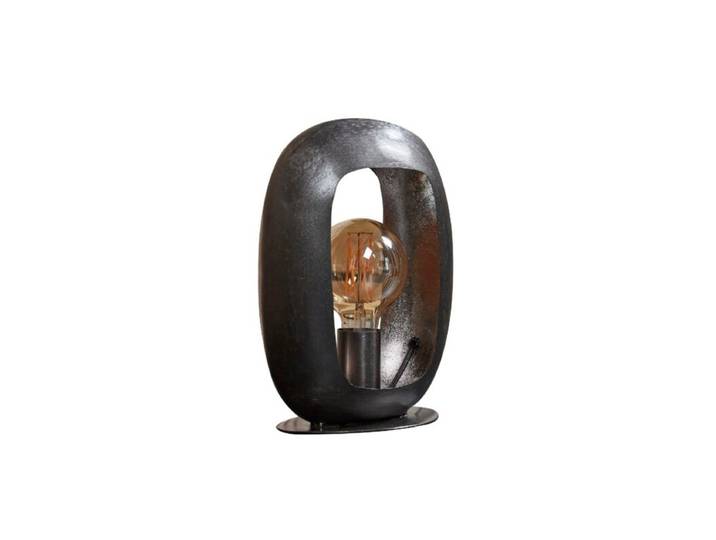 Liadomo Tischleuchte Mesa, Nickel Schwarz, Wohnzimmer - 30 Indus