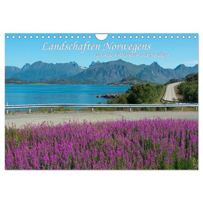Landschaften Norwegens zwischen Polarkreis und Nordkap (Wandkalender 2026 DIN A4 quer), CALVENDO Monatskalender
