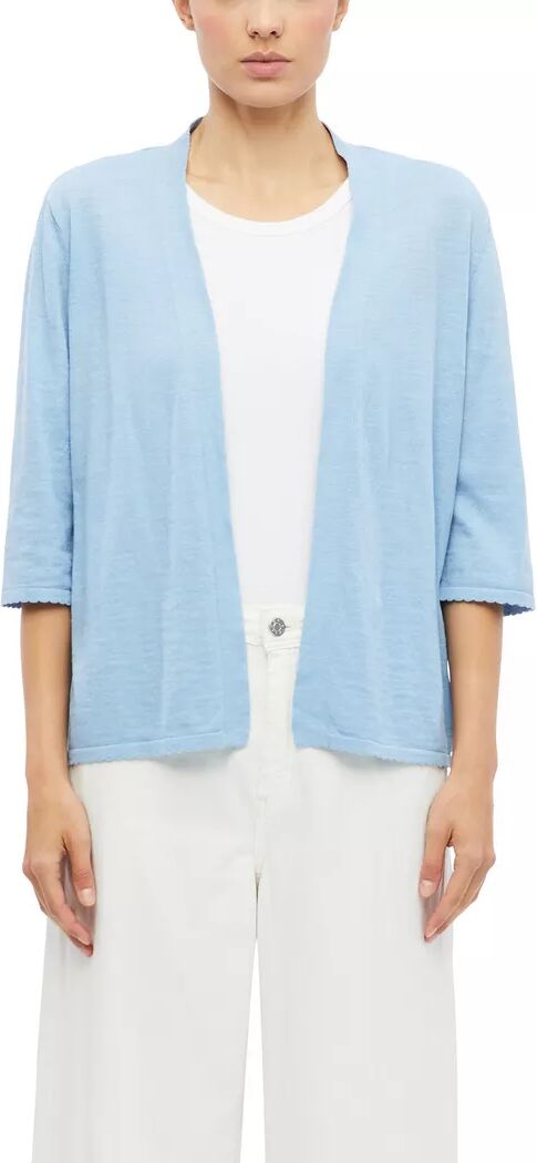 S. Oliver Red Label - Lange Strickjacke, langarm, für Damen, Blau Größe 36