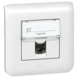 Datendose RJ45 Cat6 UTP 2-modulig weissMosaic