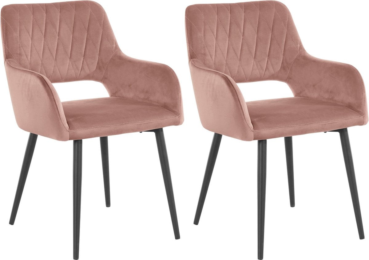 Franca Eetkamerstoel - Set van 2 - Rose